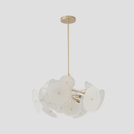 Потолочная люстра на штанге Crystal Lux DANDELION SP6 GOLD