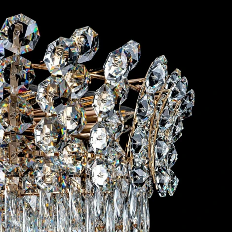 Подвесная люстра хрустальная Modelux MODELUX ML.7550.33 GD