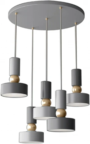 Подвесной светильник Maytoni Void MOD030PL-05GR (220V, на проводе, круглые)