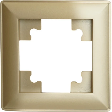 Рамка на 1 пост (золото) Stekker Катрин 49606