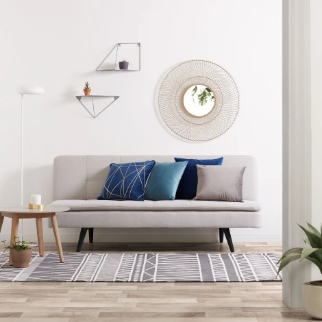 Полка La Forma (ex Julia Grup) Teg (Черный/ Металл,Сталь)