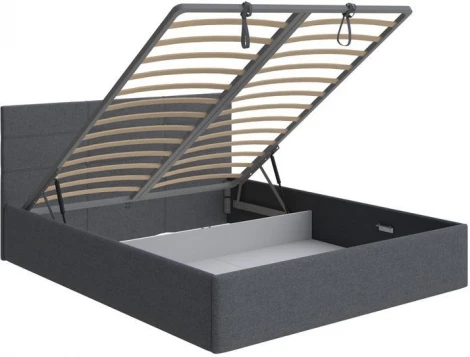 PROxSON Кровать Vector с бельевым ящиком (Ткань: Рогожка Savana Grey (серый)) 90x200