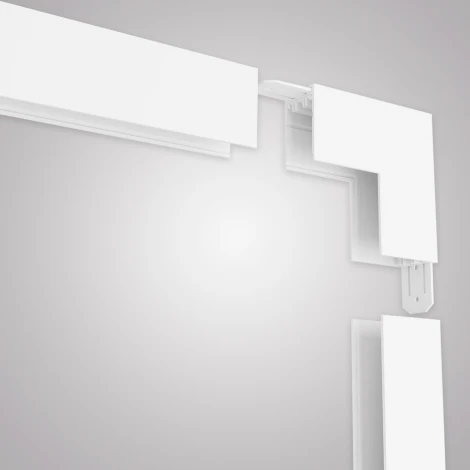 Угловой соединитель внутренний для накладного шинопровода белый AM Group AM544 WH SMART