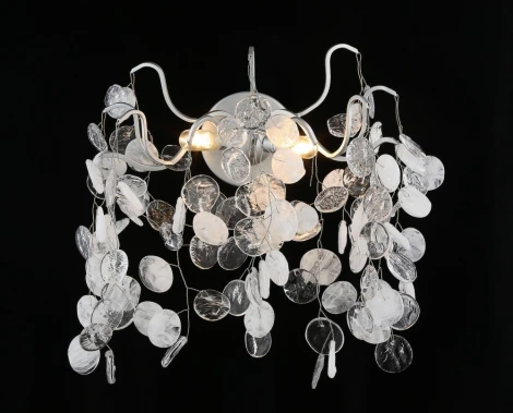 Бра Crystal Lux Tenerife AP2 SILVER (220V, подвески)
