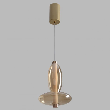 Светильник подвесной Crystal Lux QUASAR SP7W LED AMBER (220V, на проводе)