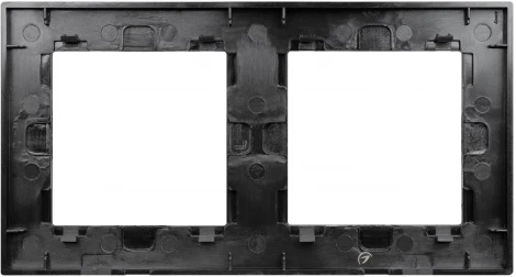 Рамка стеклянная FRM-GLARE-GS-2-BK (Arlight) 043797