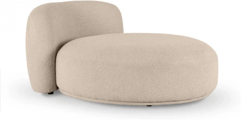 Кушетка Fabro ОГОГО (арт.863532), (Ткань,Букле/Бежевый)