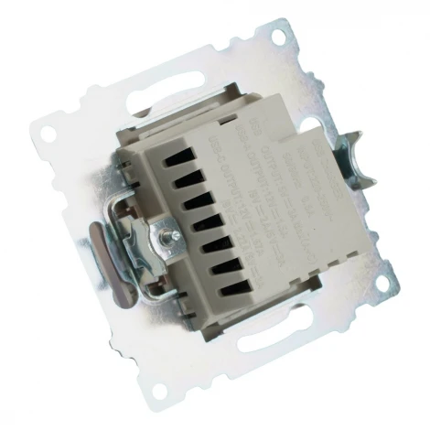 Розетка USB Type A+С (шампань) Stekker Катрин 50056