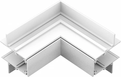 Соединитель внешний угловой для встраиваемого шинопровода iLedex Vision48/22 OUTTER CORNER CONNECT 4822-022-95/95-WH