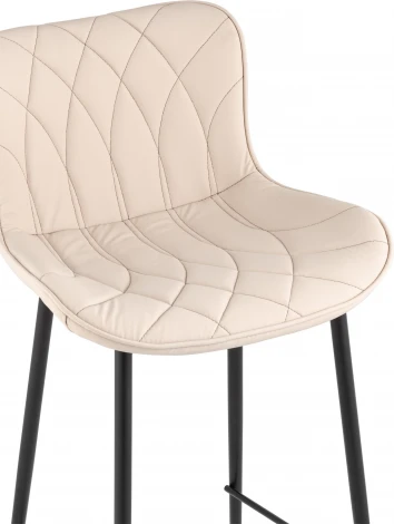 Стул барный Vault экокожа светло-серый Stool Group арт.УТ000039349