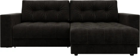 Диван угловой с декором Лига-049 НПБ Лига Диванов (Велюр) арт.128465