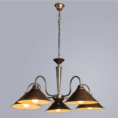 Подвесная люстра Arte Lamp Bevel A9330LM-5BR