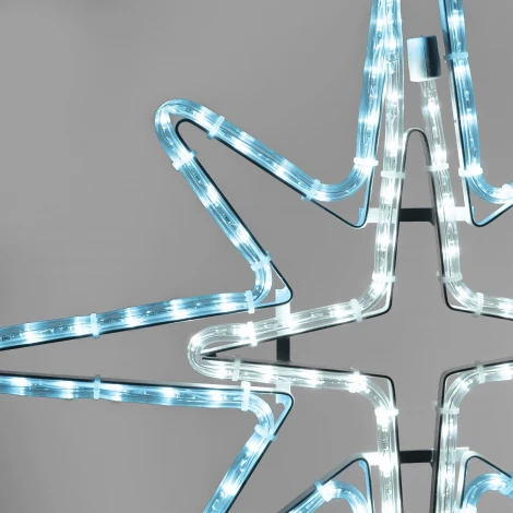 Светодиодная фигура "Полярная Звезда" 70 x 60 см небесно-голубая, IP65 Laitcom PLR-8-2SB