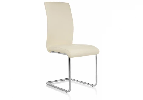 Обеденный стул на металлокаркасе Woodville Merano бежевый 1511