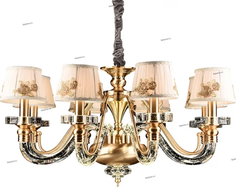 Подвесная люстра IDLamp Domenica 402/8-LEDOldbronze