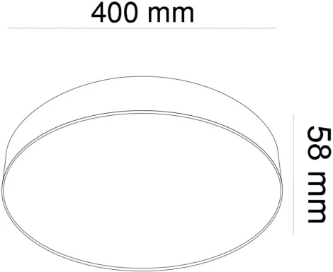 Потолочный светильник Zon 3000K 1x45Вт 120° LED Maytoni Technical C032CL-L48W3K