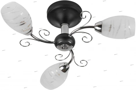 IDLamp Edwidge 846/3PF-Blackchrome