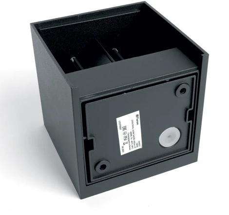 Настенный уличный светильник светодиодный Feron Майами 48098 DH012, 2*3W, 450Lm, 3000K, черный (220V, IP54)