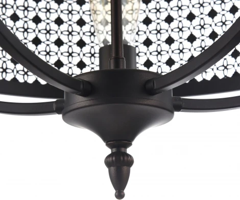 Подвесная люстра Freya Conte FR4166-PL-05C-BL (220V, на цепи)