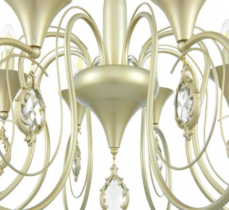 Подвесная люстра Arte Milano AM349920 349920/8 CG (220V, подвески, на цепи, подсвечник, свеча)