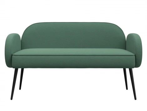 Диван прямой Лига-086 (Фанера/Металл/Рогожка/Зеленый) Лига Диванов 131084
