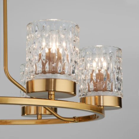 Умная потолочная люстра Eurosvet Calle 60127/6 латунь