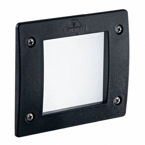 Встраиваемый светильник уличный Ideal Lux LETI PT1 SQUARE NERO (220V, IP66)