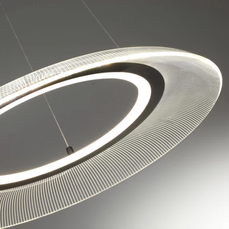 Светильник подвесной Novotech Welle 359189 OVER черный, диммируемый, в комплекте пульт ДУ IP20 LED 3000К~6000К 48W 220-240V (регулировка яркости, на тросе)