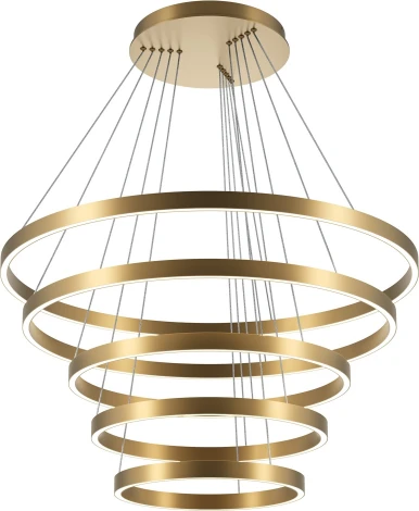 Подвесной светильник ярусный светодиодный Maytoni Rim MOD058PL-L200BSK (220V, на тросе)