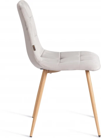 Стул CHILLY (mod. JSC-220) Tetchair (Велюр,Металл /Серый) арт.24345