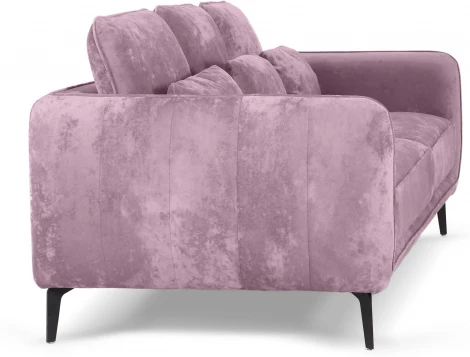 Диван Amsterdam трехместный ОГОГО (арт.786592), (Ткань,Велюр/Фиолетовый)