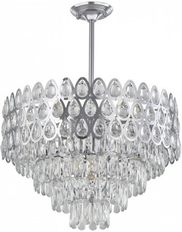 Потолочная люстра хрустальная на штанге Arte Milano Sorrento-2019 372019/8/300/550 CR (220V)