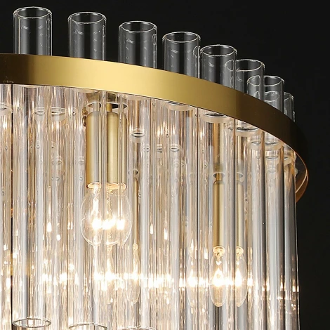 Потолочная люстра на штанге ILLUMICO IL0124-9C-79 COP (220V)