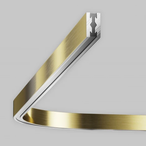 Радиусный коннектор для шинопровода Flarity латунь Maytoni Accessories For Tracks Flarity TRX154-RC80-BS (24V)