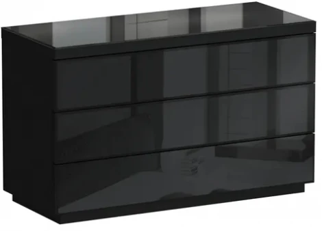 Комод Kristal ОГОГО 331220 (черный)