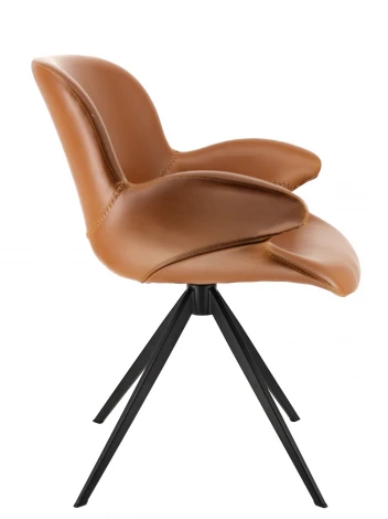 Обеденное кресло Everprof Aurora Экокожа Коричневый