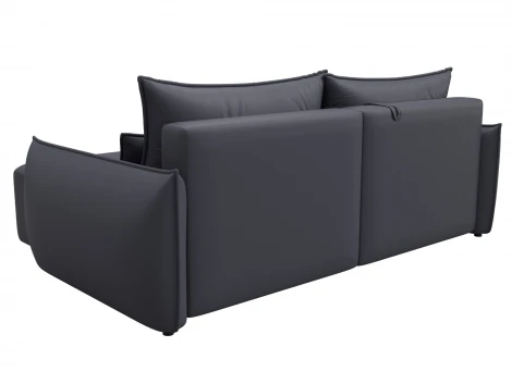 Диван угловой Лига-051 НПБ угол универсальный (ЛДСП,Брус,Фанера/Пластик/Экокожа/Серый) Лига Диванов 129889