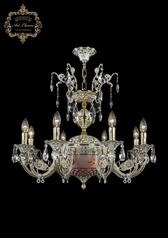 Подвесная люстра Art Classic 31.22 31.22.8.KR175SP.250IT.GW.Sp.Amber.White.1B