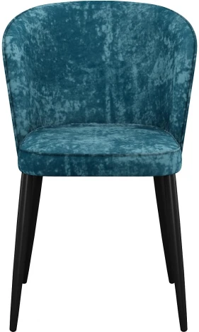 Стул DikLine 347 микровелюр M19 бирюза, ножки черные