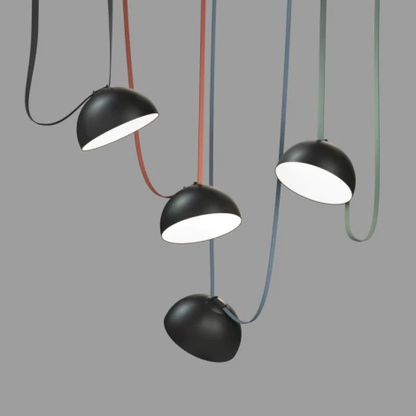 Трековый светильник низкоковольтный для ременной системы LED 48V Denkirs Belty Flow DK5562-BK