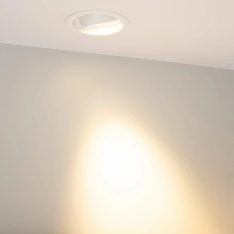 Встраиваемый светильник светодиодный MS-VORTEX-BUILT-R135-30W Warm3000 (WH-WH, 30 deg, 230V) (Arlight, IP20 Металл) 056569