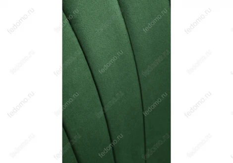 Стул Woodville на металлокаркасе Инклес темно-зеленый / черный глянец 483854