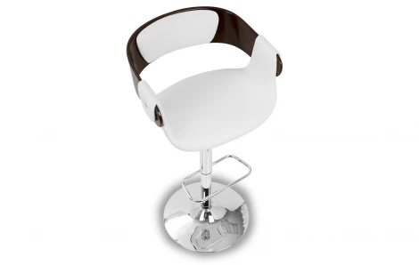 Стул барный JY1999 вишня/ белый