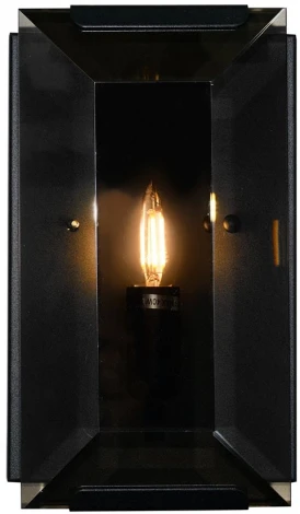 Настенный светильник iLamp Panorama 10090/1W BK (220V, свеча)