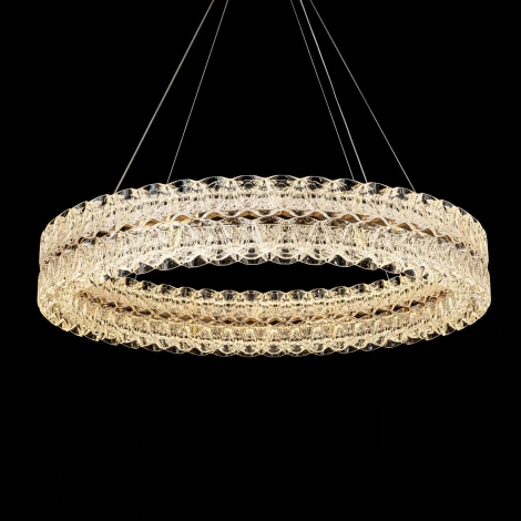 Подвесная люстра светодиодная с пультом с регулировкой цветовой температуры Modelux ML.8185.800 GD