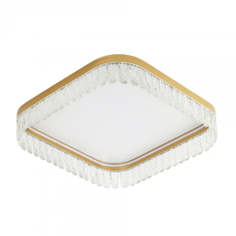 Потолочный светильник светодиодный хрустальный с пультом с регулировкой цветовой температуры и яркости LED4U LED4U L8031-500 GD