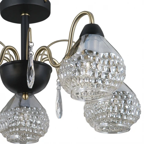 Потолочная люстра Seven Fires Vernole SF4009/5C-BK-AB