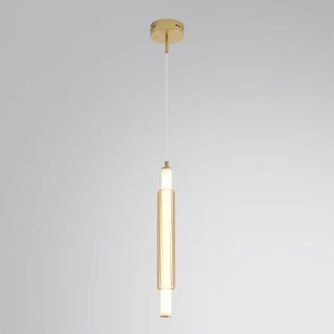 Бра/подвесной светильник Lumion Trendy 8259/15WCL золото/амбер, металл/акрил/стекло LED 15W 4000К 220V