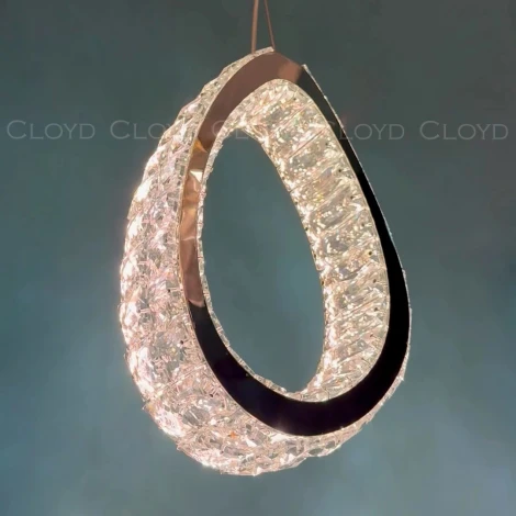 Подвесной светильник светодиодный хрустальный Cloyd INEZ 11566