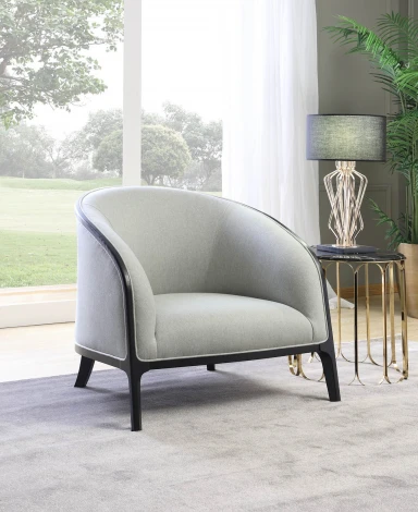 Кресло IST-CASA Элеонор NH1826, 88х86х83, молочный